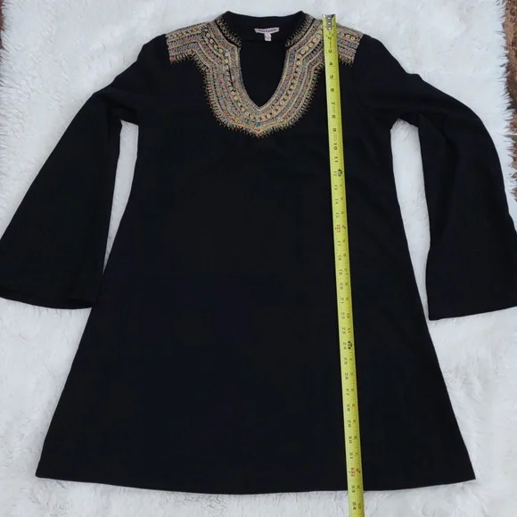 Juice Couture Black Dress with Gold Embellishments, Size 2, - Picture 13 of 17